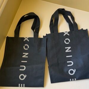 Equinox Black Tote Set